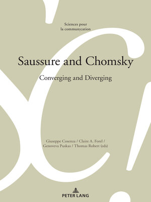 cover image of Saussure and Chomsky